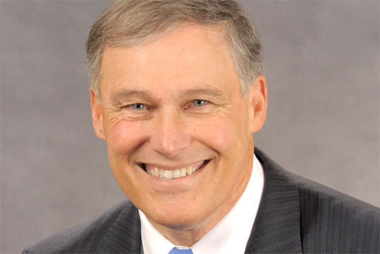 美国华盛顿州州长杰伊·英斯利(Jay Inslee)。 美国华盛顿州州长杰伊·英斯利(Jay Inslee)。