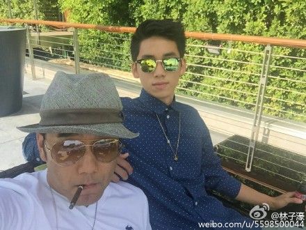 爸爸林依轮和儿子林子濠 爸爸林依轮和儿子林子濠