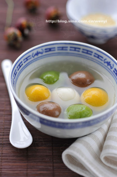 彩色汤圆 彩色汤圆