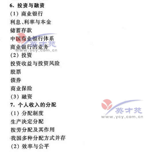 政治高考大纲8 政治高考大纲8