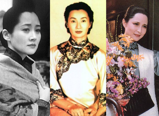 左起依次为:许晴、张曼玉、李羚 左起依次为:许晴、张曼玉、李羚