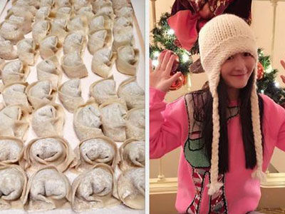 视频：谢娜见馄饨要吃