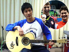 王力宏祝贺新加坡选手