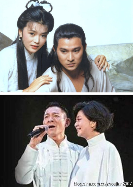 岁月不留情!荧屏情侣对比照
