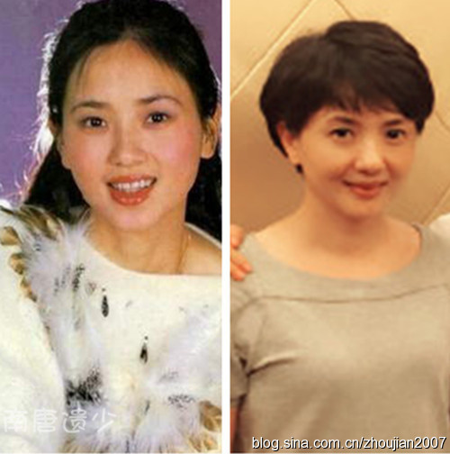 岁月无情!曝80年代美人今昔对比照