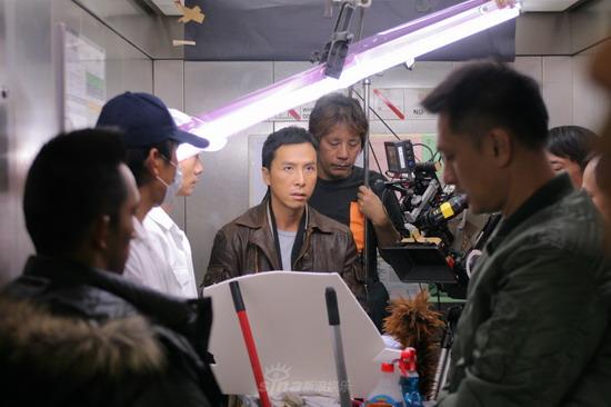 资料图片:电影《导火线》工作照(7)
