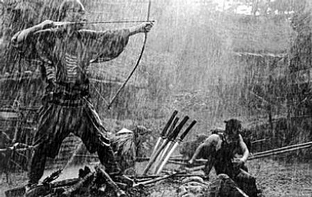 资料图片:经典影片《七武士》剧照(9)