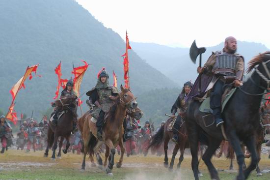 资料图片:电视剧《吴越钱王》精彩剧照(15)