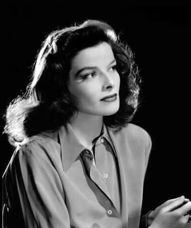 图文:费雯-丽的朋友凯瑟琳-赫本