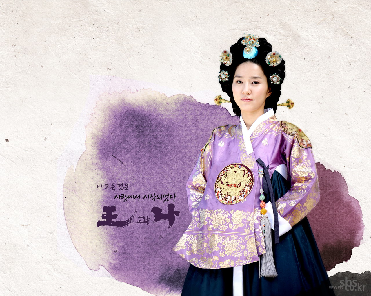 资料图片:韩剧《王和我》精美墙纸(3)