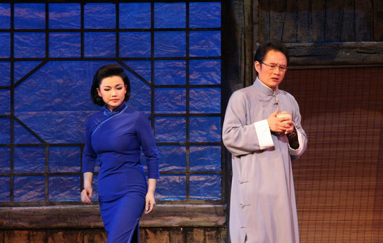 资料图片:大型民族歌剧《江姐》精彩剧照(1)