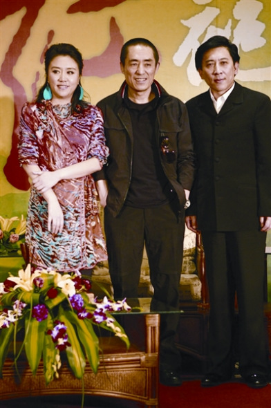 "印象铁三角"王潮歌(左起),张艺谋,樊跃