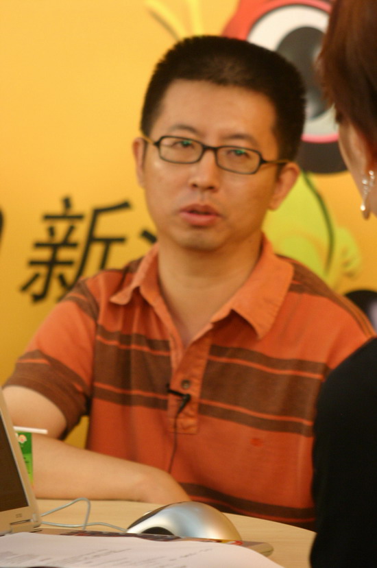 图文：编剧关山对《蝶》充满信心