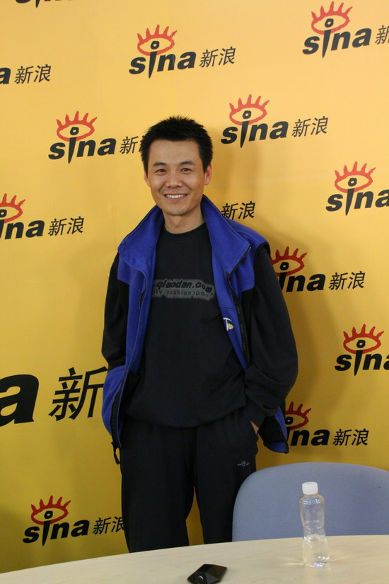 图文：李琦做客新浪聊话剧-刘跃军