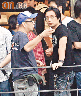 彭顺策划弥敦道大型抢劫案拍新片吓坏途路人