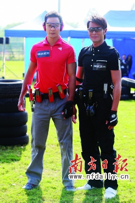 《枪王之王》关机 吴彦祖古天乐斗枪法(图)