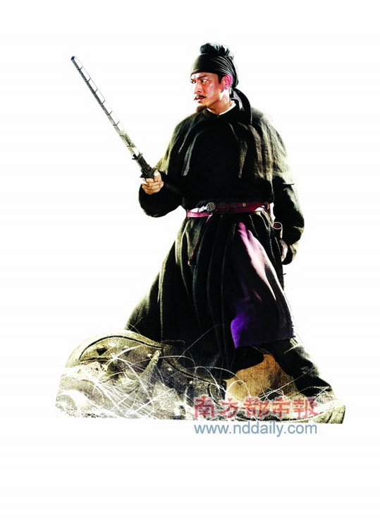 狄仁杰手拿亢龙锏