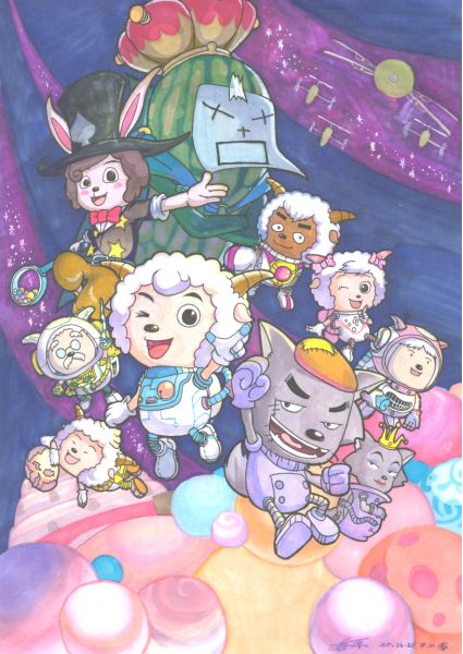 《喜羊羊与灰太狼3》海报比赛获奖作品公布(图)