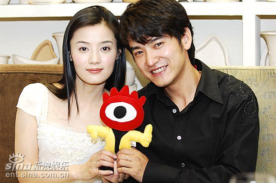 图文：《集结号》上海宣传--汤嬿任泉和小浪