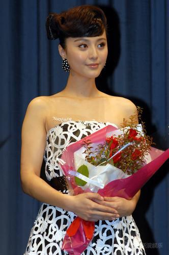 《云水谣》东京放映 范冰冰掩胸防走光【图】