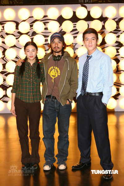 《跳出来》上海热拍陈冠希张雨绮主演(组图)