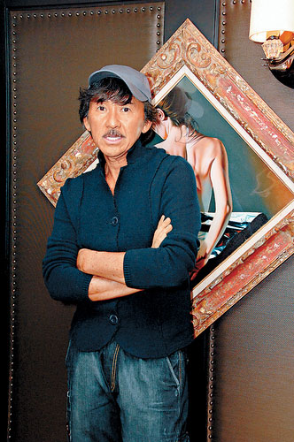 林子祥与陈奕迅合作拍片 最怕胡须被剃【图】