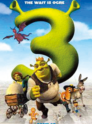 《怪物史瑞克3》取消中文配音暑假最后一周亮