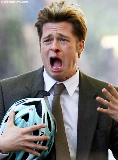 皮特新戏甘当丑男颠覆酷帅形象走搞笑路线(图)