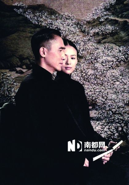 在《一代宗师》柏林发布会上,梁朝伟与章子怡亮相.