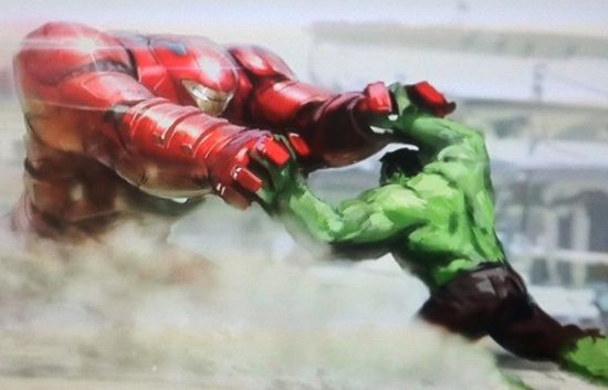 《复联2》预告钢铁侠打绿巨人