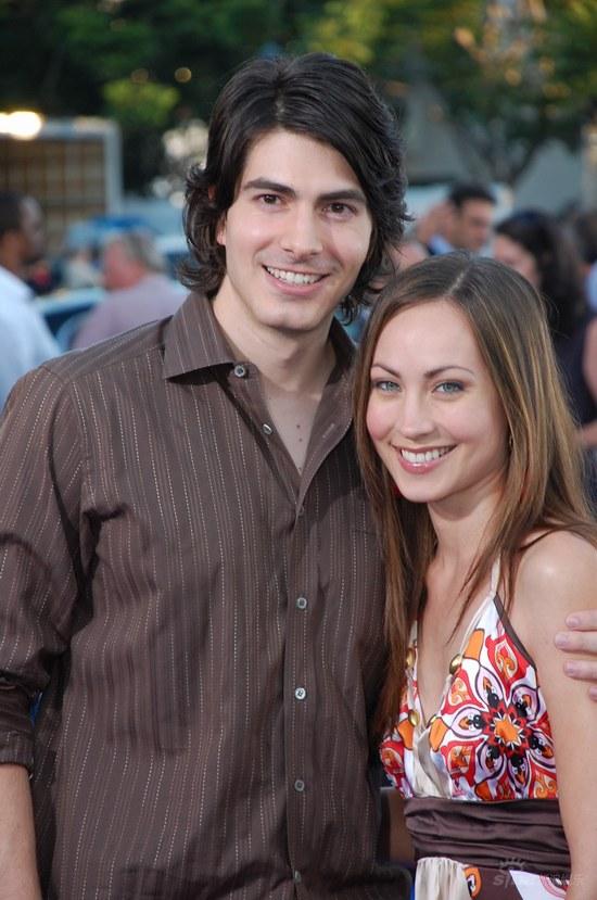 新超人布兰登·罗斯携带未婚妻康妮·福特恩