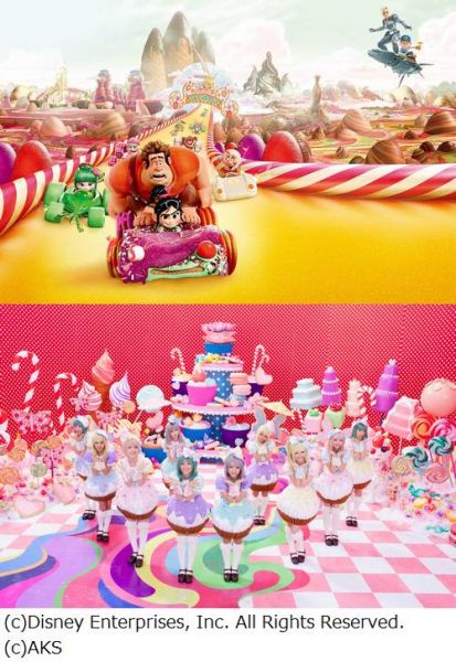 akb48为《无敌破坏王》可爱演唱插曲mv(图)