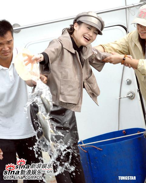 图文：《破军》出海放生--许晴放生