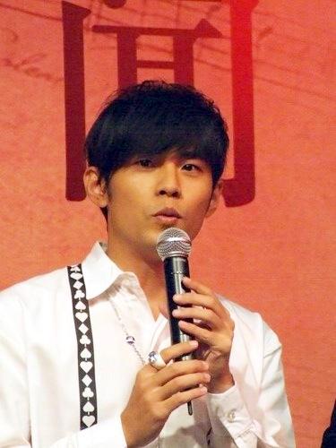 图文：《不能说的秘密》发布会--周杰伦表情逗趣