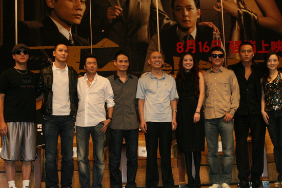 《天堂口》北京首映 舒淇笑谈与张震绯闻【图】