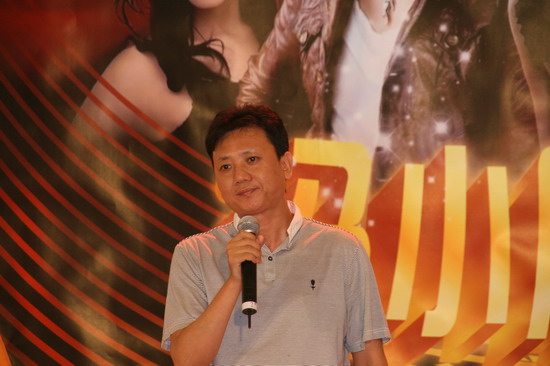 图文：冯小刚公益短片发布会--世贸天阶总经理樊献勇