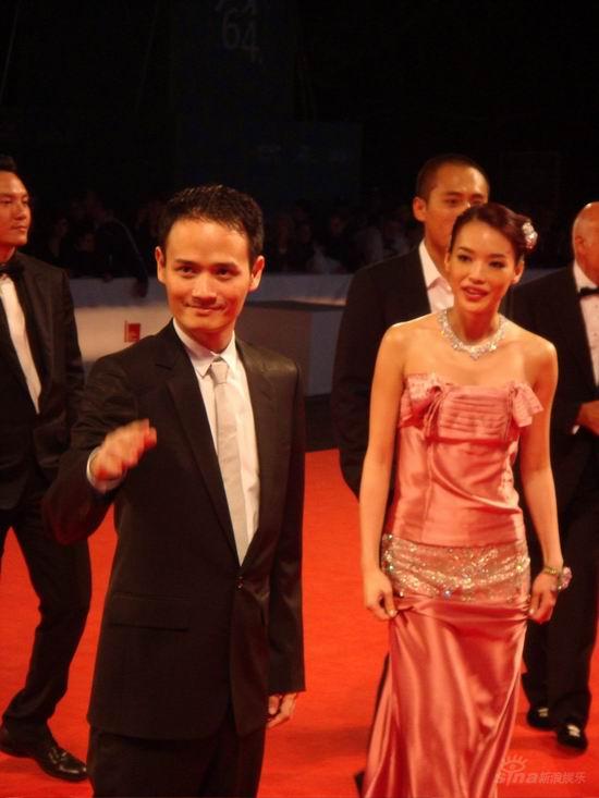 图文：《天堂口》威尼斯首映--陈奕利与舒淇
