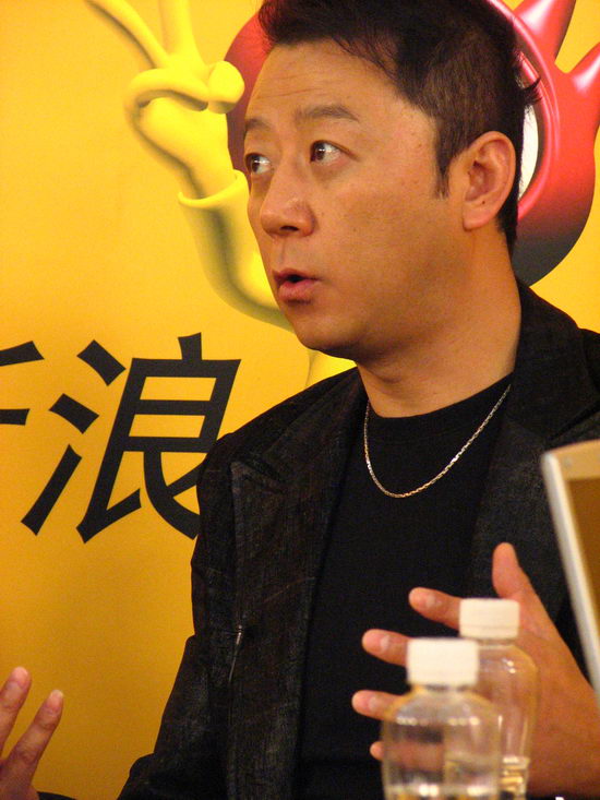 图文：《凤凰》主创聊天--郭涛表情夸张