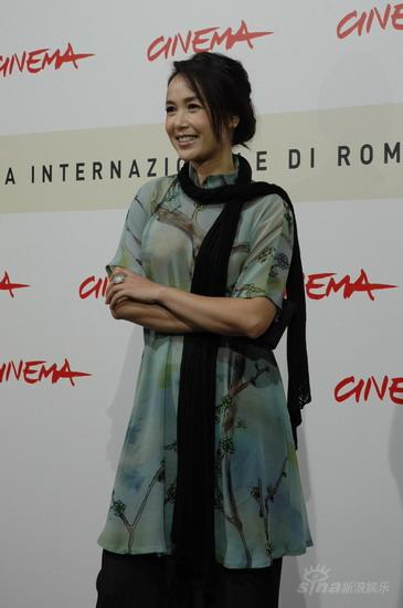 图文：《立春》罗马首映--女主角蒋雯丽