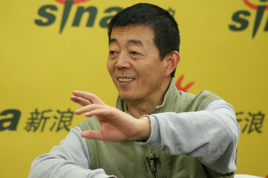 图文：顾长卫蒋雯丽做客新浪--顾长卫侃侃而谈