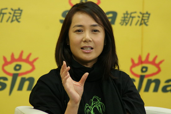 图文：顾长卫蒋雯丽做客新浪--蒋雯丽回想罗马