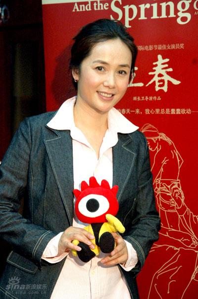 图文:蒋雯丽独家专访--蒋雯丽问候新浪网友