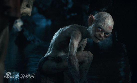 图文:《霍比特人》剧照-咕噜姆表情诡异