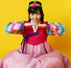 韩星韩服中秋秀