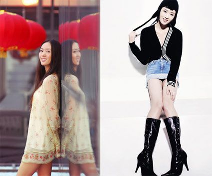 童瑶新造型性感亮相演艺圈女星美腿大PK(组图)