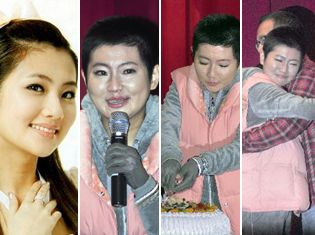 selina烧伤之前的摸样与前不久公开露面时的情形. 资料图