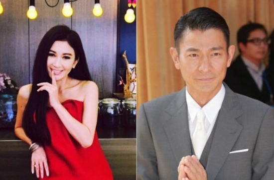 温碧霞和刘德华（资料图）