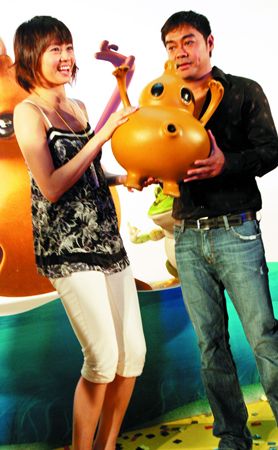 梁咏琪旋风式赶场 同一天为两部戏做宣传【图】