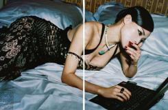 组图：舒淇意大利妖冶写真性感红唇似蛇蝎美人