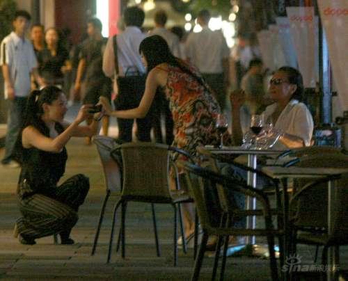 开心拍照